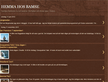 Tablet Screenshot of hemmahosbamse.blogspot.com