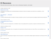 Tablet Screenshot of elrecoveco.blogspot.com