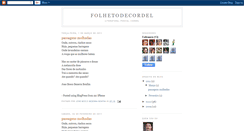 Desktop Screenshot of folhetodecordel.blogspot.com