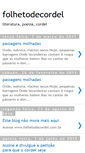 Mobile Screenshot of folhetodecordel.blogspot.com