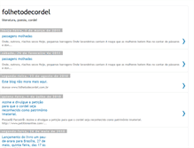 Tablet Screenshot of folhetodecordel.blogspot.com