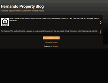 Tablet Screenshot of hernandoproperty.blogspot.com