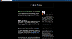 Desktop Screenshot of citizenthom.blogspot.com
