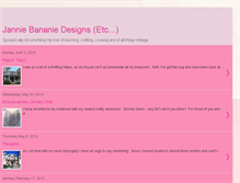 Tablet Screenshot of janniebananie.blogspot.com