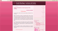 Desktop Screenshot of cardsreadings.blogspot.com