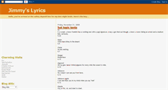 Desktop Screenshot of jimmyslyrics.blogspot.com