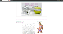 Desktop Screenshot of dietnfitnessblogger.blogspot.com