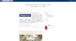 Desktop Screenshot of noticiasdelavilladealtura.blogspot.com