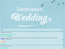 Tablet Screenshot of destinationweddingbook.blogspot.com