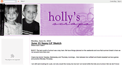 Desktop Screenshot of hollysscraps.blogspot.com