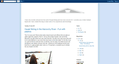 Desktop Screenshot of kayakfisherdan.blogspot.com