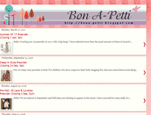 Tablet Screenshot of bona-petti.blogspot.com