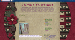 Desktop Screenshot of notime2weight.blogspot.com