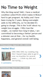 Mobile Screenshot of notime2weight.blogspot.com