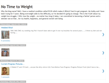 Tablet Screenshot of notime2weight.blogspot.com