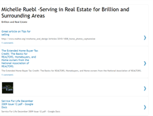 Tablet Screenshot of brillionrealtor.blogspot.com