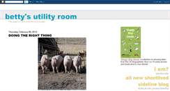 Desktop Screenshot of bettysutility.blogspot.com