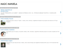 Tablet Screenshot of magicmanuela.blogspot.com