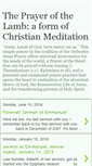 Mobile Screenshot of prayerofthelambmeditation.blogspot.com