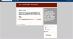 Desktop Screenshot of conservativefunhouse.blogspot.com