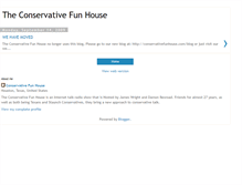 Tablet Screenshot of conservativefunhouse.blogspot.com