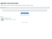 Tablet Screenshot of agendameapersonala.blogspot.com