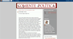 Desktop Screenshot of comentepolitica.blogspot.com