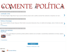 Tablet Screenshot of comentepolitica.blogspot.com