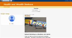 Desktop Screenshot of healthseekers.blogspot.com