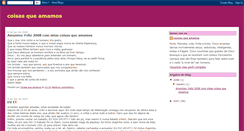 Desktop Screenshot of coisasqueamamos.blogspot.com
