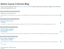 Tablet Screenshot of onlinecoursecriticism.blogspot.com