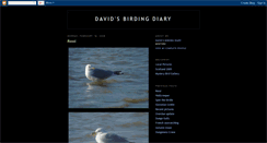 Desktop Screenshot of davidsbirdingdiary.blogspot.com