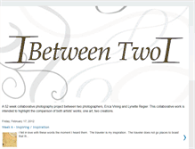 Tablet Screenshot of ibetweentwoi.blogspot.com