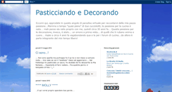 Desktop Screenshot of pasticciandodecorando.blogspot.com