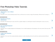 Tablet Screenshot of free-photoshop-video-tutorials.blogspot.com