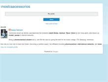 Tablet Screenshot of mostraacessorios.blogspot.com