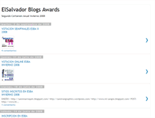 Tablet Screenshot of elsalvadorblogs.blogspot.com