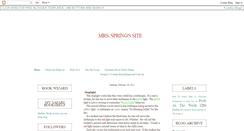 Desktop Screenshot of mrspringsite.blogspot.com