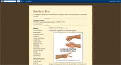 Desktop Screenshot of botellamar.blogspot.com