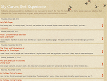 Tablet Screenshot of mycurvesdietexperience.blogspot.com