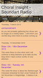 Mobile Screenshot of choralinsight.blogspot.com