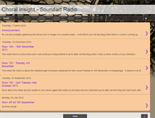 Tablet Screenshot of choralinsight.blogspot.com