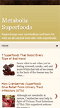 Mobile Screenshot of metabolic-superfoods.blogspot.com