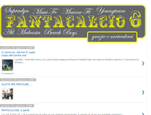 Tablet Screenshot of fantacalcio6.blogspot.com