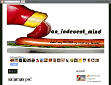 Tablet Screenshot of anindecentmind.blogspot.com