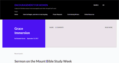 Desktop Screenshot of encouragementforwomen-alentar.blogspot.com