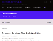 Tablet Screenshot of encouragementforwomen-alentar.blogspot.com