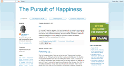 Desktop Screenshot of happinesspursuing.blogspot.com