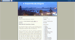 Desktop Screenshot of esquerda-da-virgula.blogspot.com