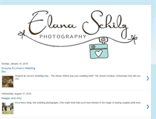 Tablet Screenshot of elanaschilzphotography.blogspot.com